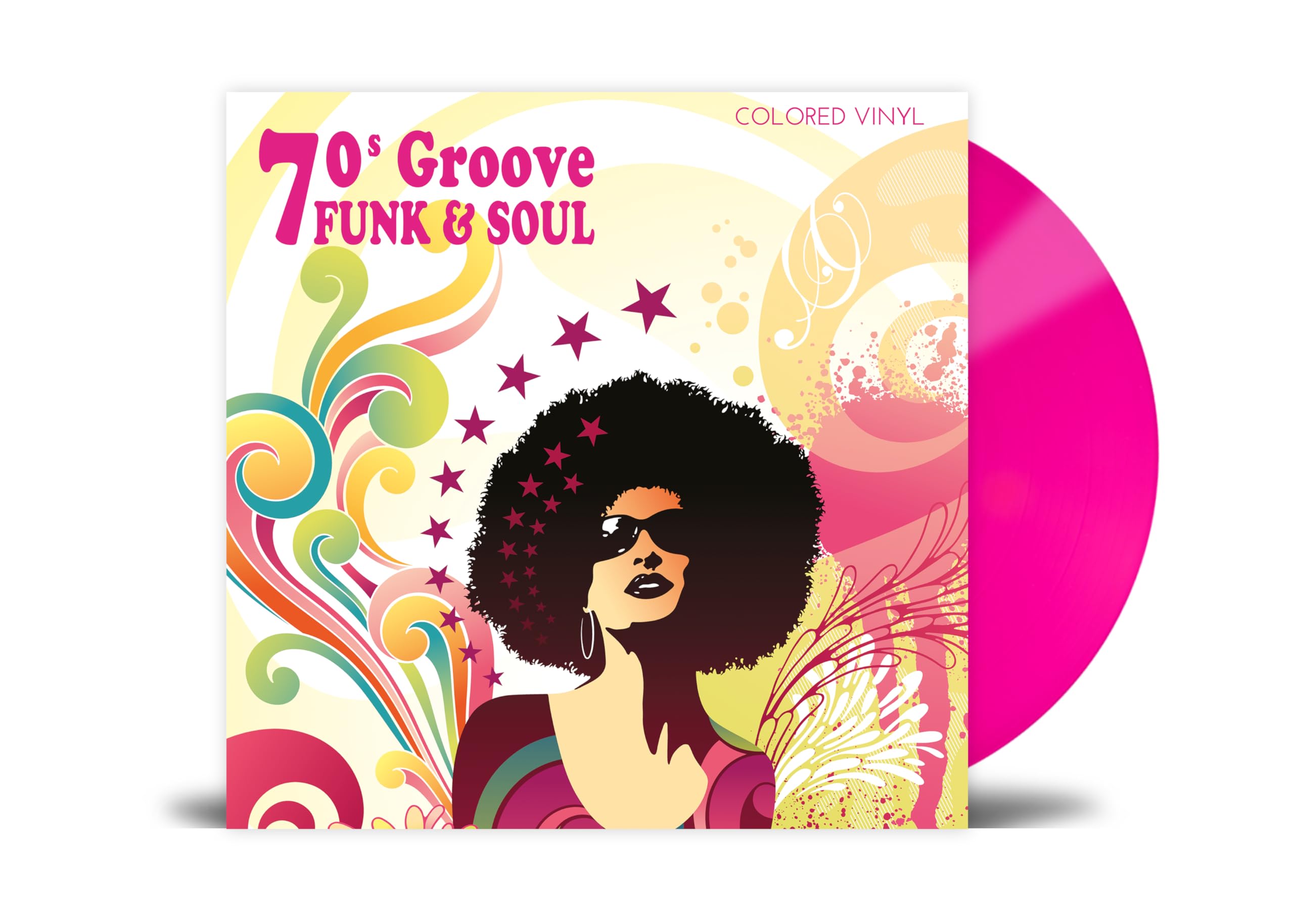 70s Groove: Funk & Soul Musik farbiges Vinyl - pinke Version - Lamont Dozier, Ike Turner, Bill Cosby, 70s Hits Funk, R&B & Soul