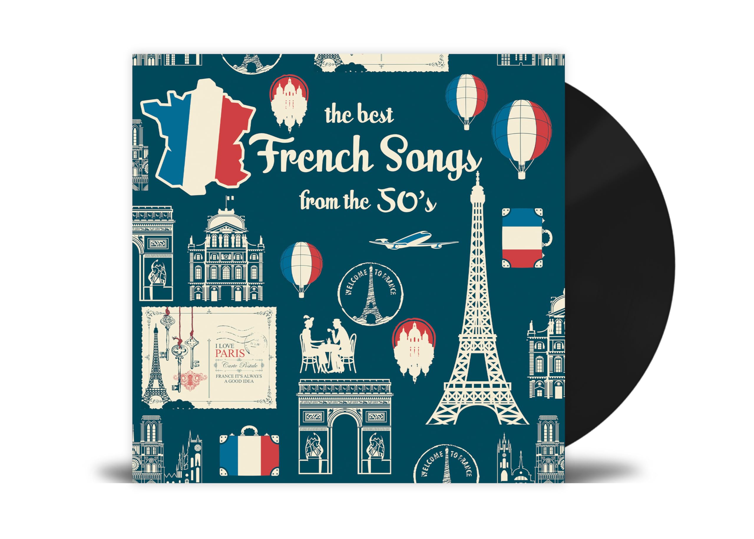 Die besten französischen Lieder der 50er Jahre auf Vinyl - Édith Piaf , Charles Aznavour, Juliette Gréco Pop
