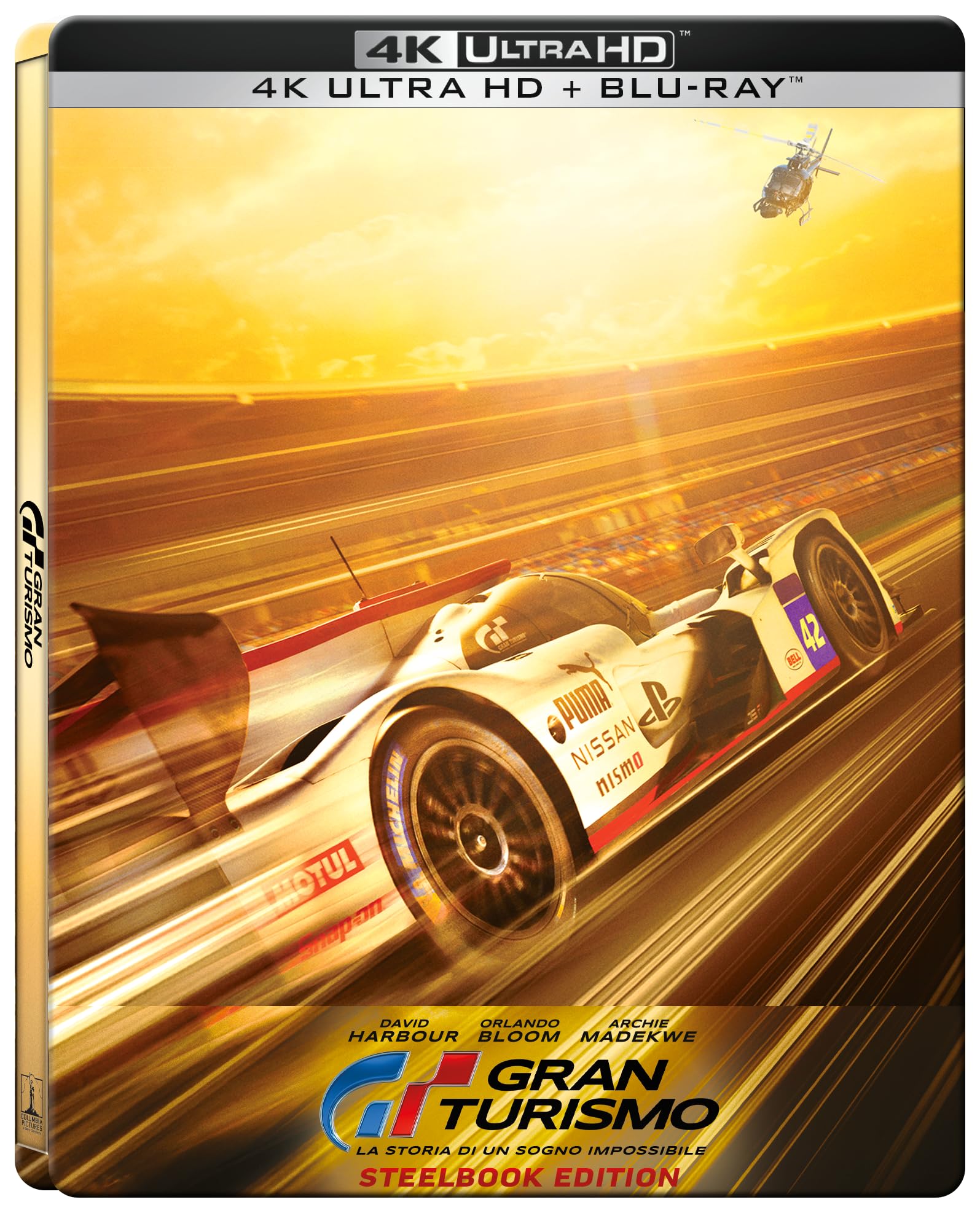 Blu-Ray 4K Uhd Gran Turismo - La Storia Di Un Sogno Impossibile (Ltd Steelbook) (4K Ultra Hd+Blu-Ray Hd) Movies
