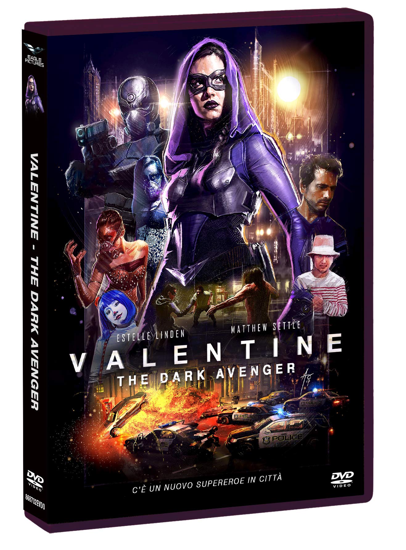 Valentine The Dark Avenger dvd