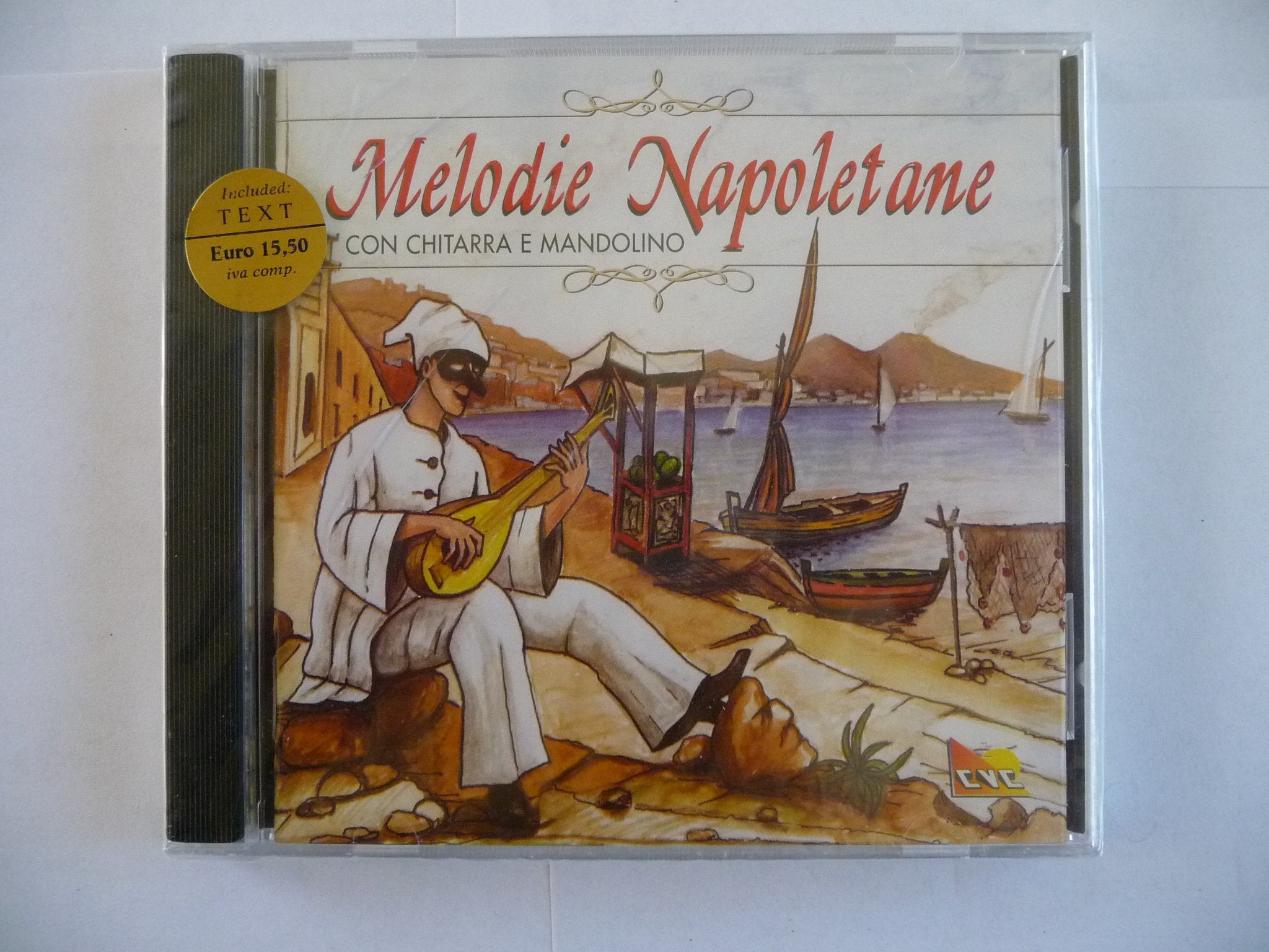 "MELODIE NAPOLETANE - Chitarra e Mandolino" italienische CD von 2001, 20 Tracks Music