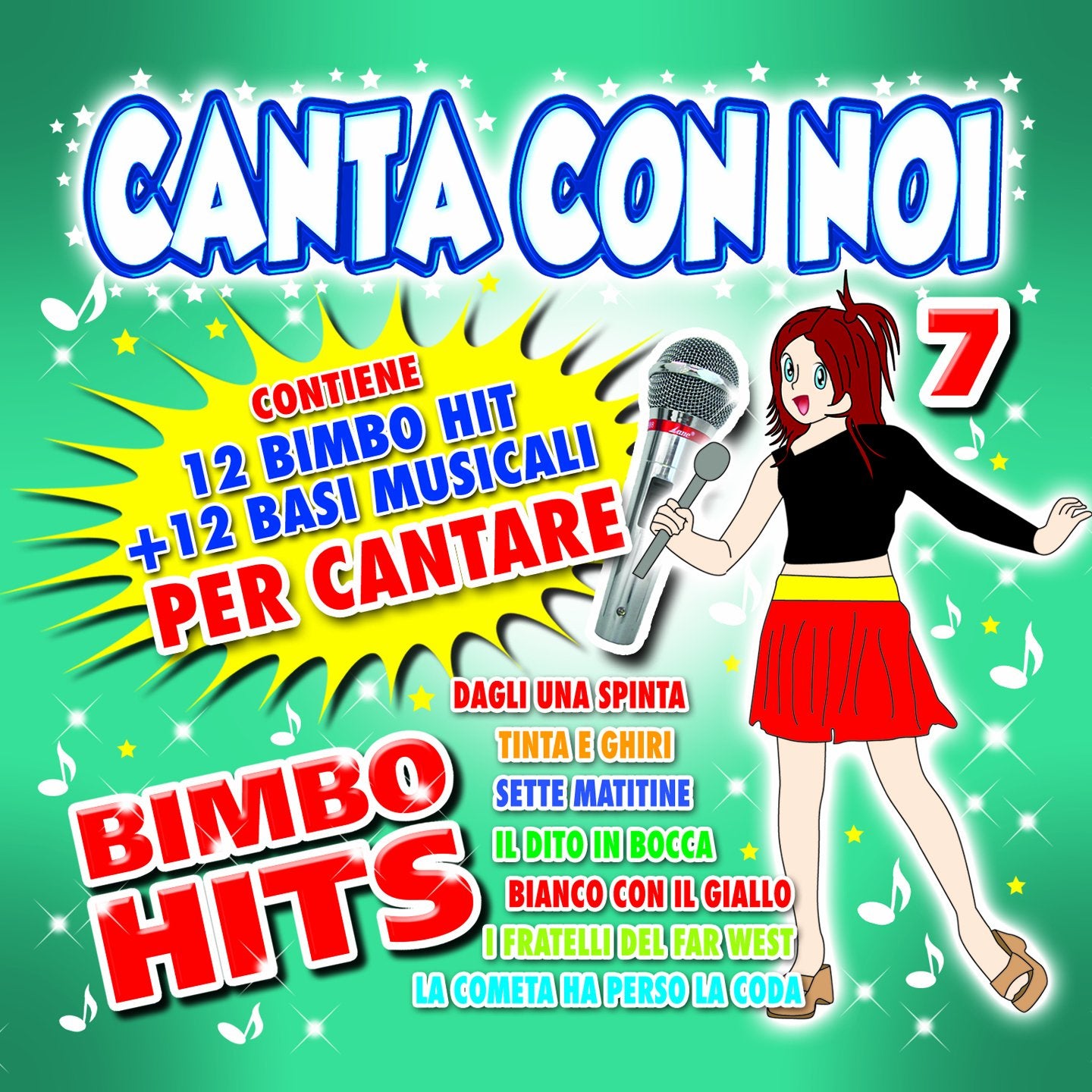 Canta Con Noi Vol.7 Bimbo Hits (12 Bimbo Hits + 12 Basi Musicali) cd
