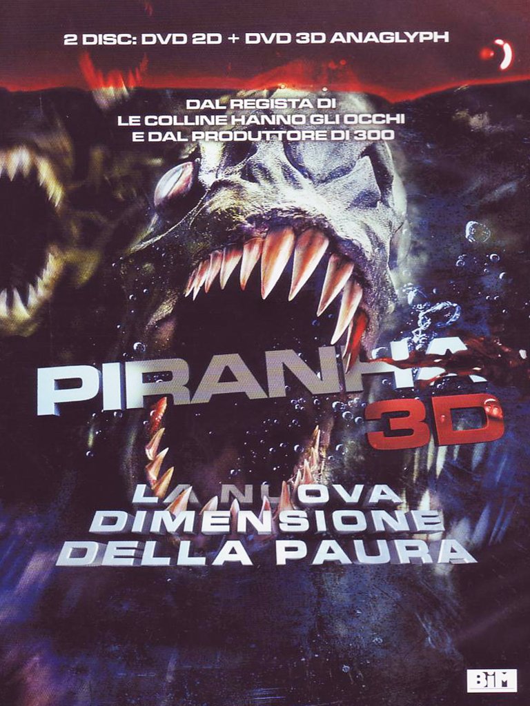 Piranha 3D (2D+3D anaglyph + 4 paia di occhialini anaglyph) Films