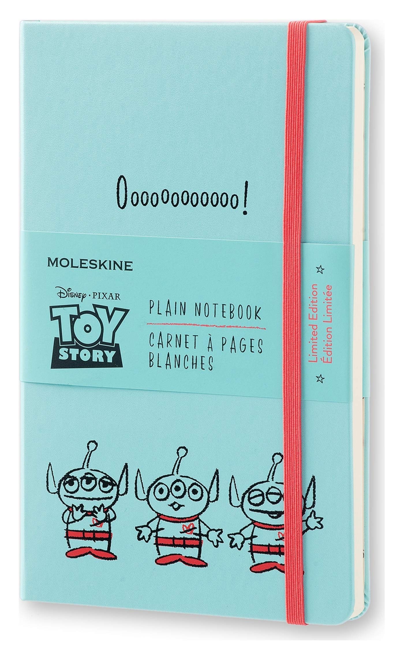 Moleskine Carnet editon limitee toy story - grand format pages blanches book