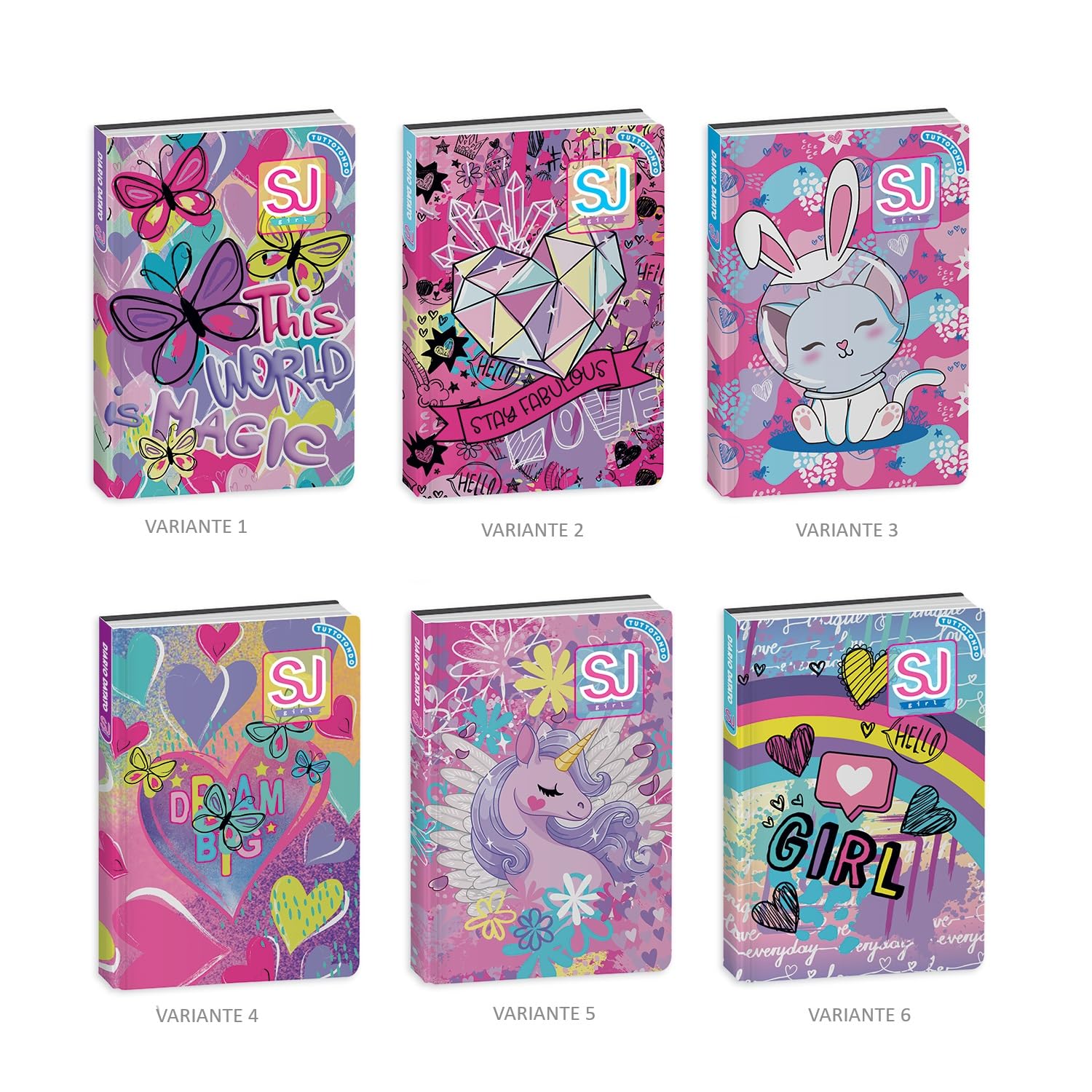 Sj Gang Girl Agenda 10 mois daté book
