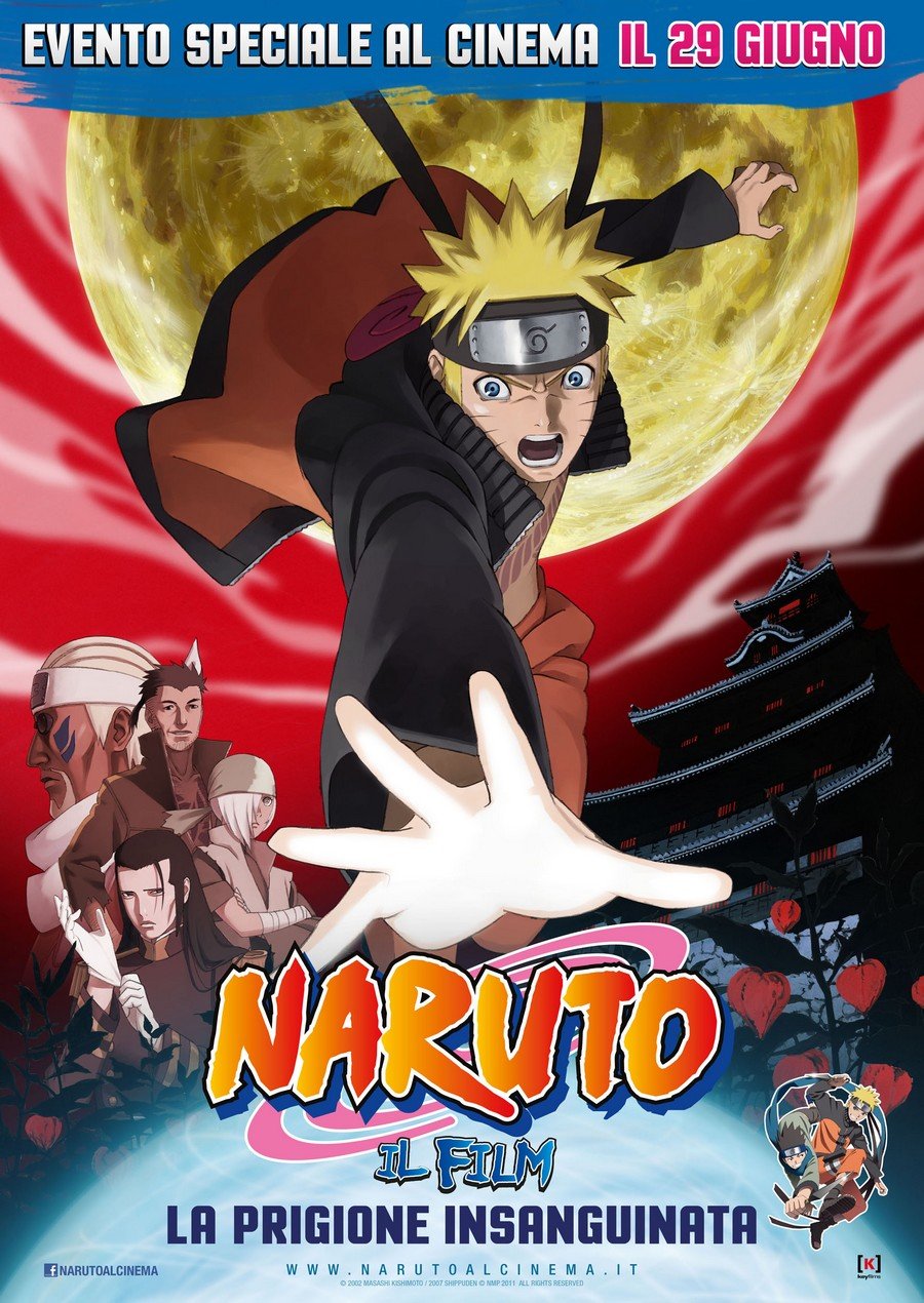 Naruto-Il Film - La Prigione Insanguinata Films