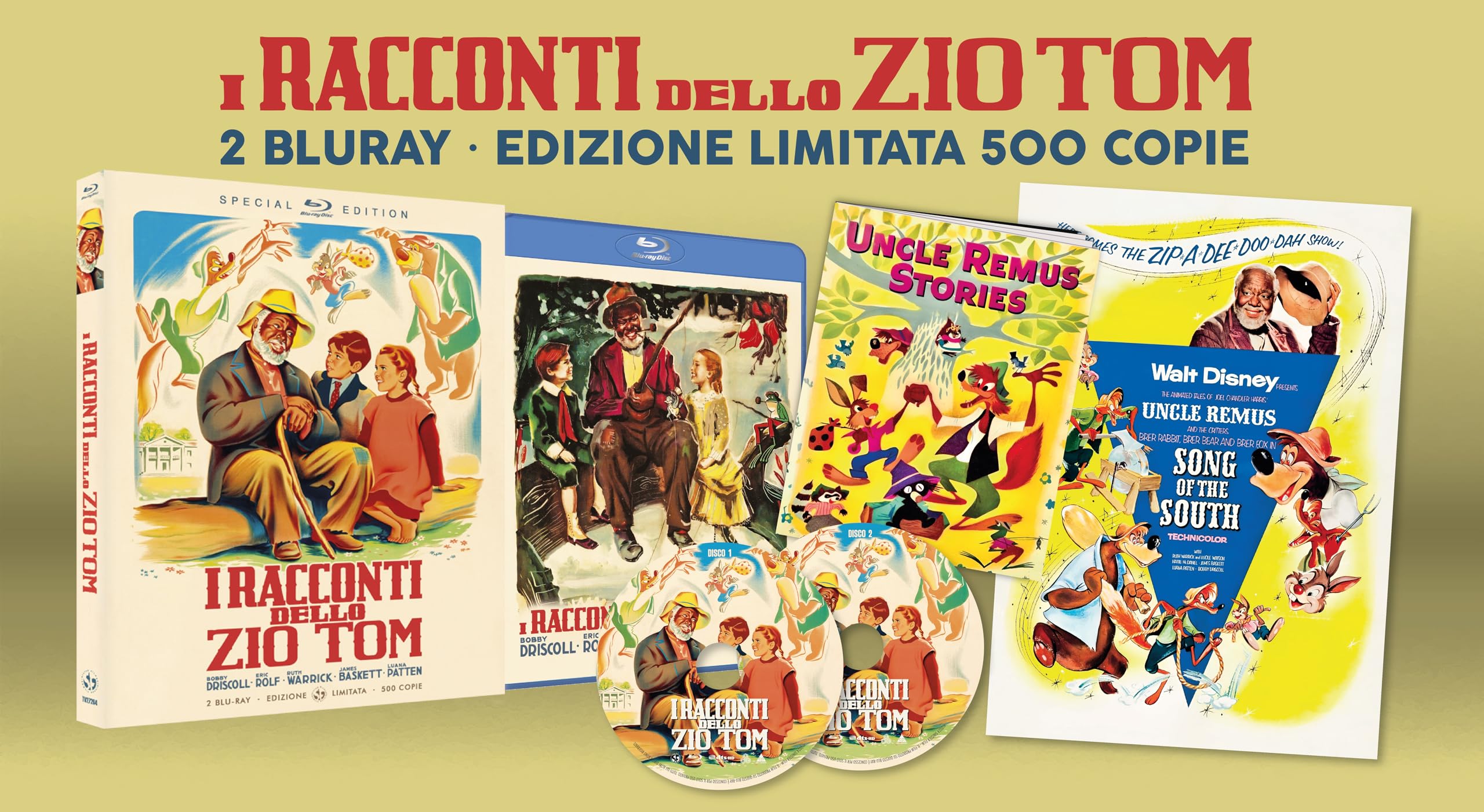 Racconti Dello Zio Tom (I) (Special Limited Edition 500 Copie) (2 Blu-Ray) dvd
