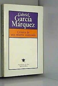 Cronica de una muerte anunciada Books