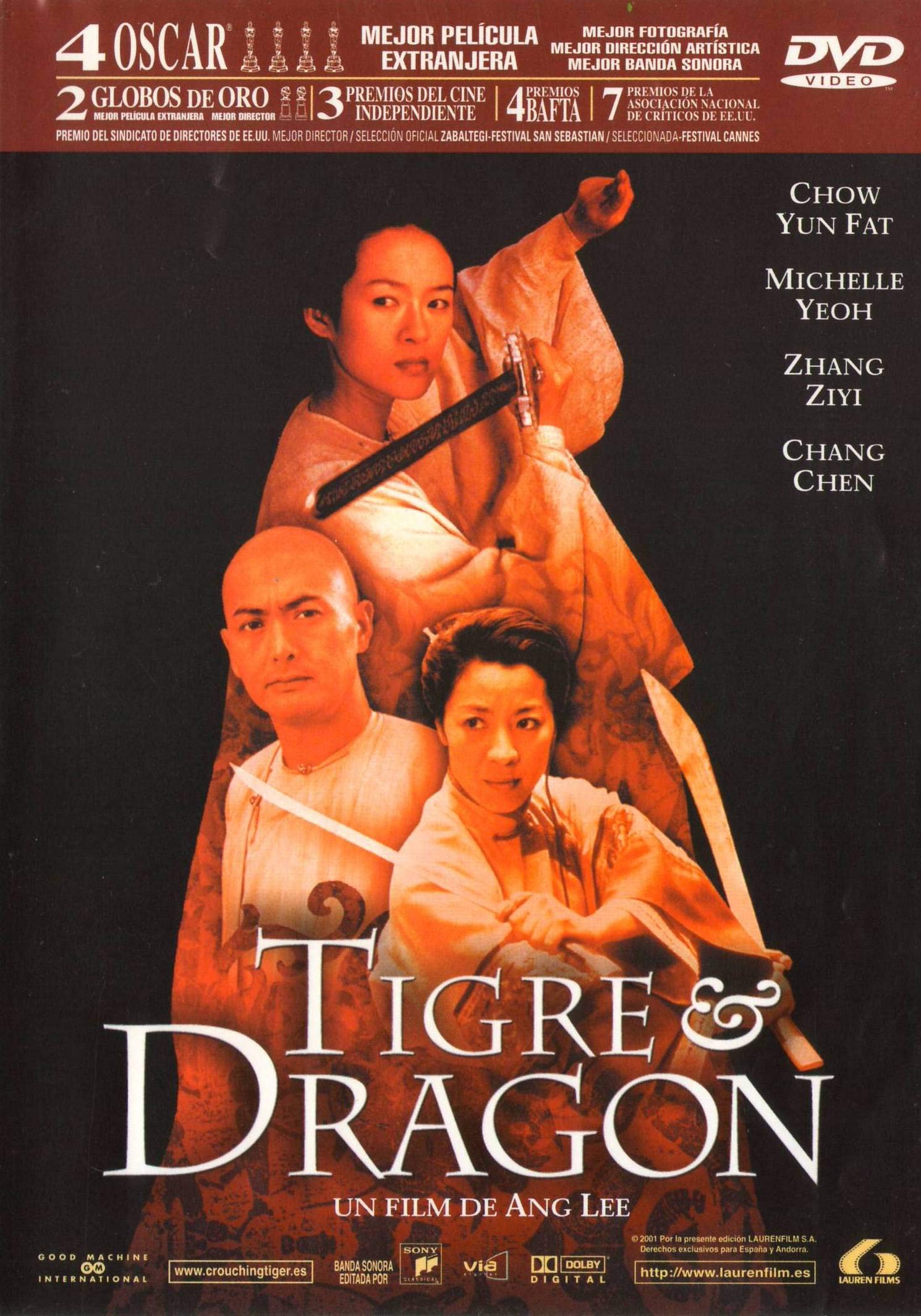 Tigre Y Dragón (Import Dvd) (2011) Chow Yun-Fat; Michelle Yeoh; Zhang Ziyi; Ch Movies