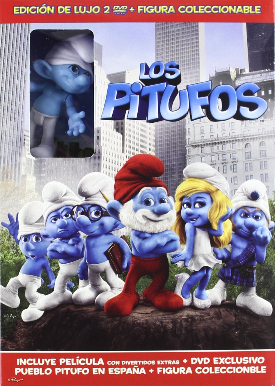 Pack Los Pitufos 3D + Muñeco (Edición Especial) (Import Dvd) (2011) Personajes Films