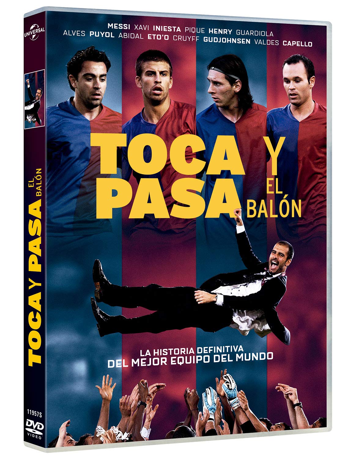 Toca y pasa el balón - ( Futbol Club Barcelona ) Messi, Xavi, Iniesta dvd