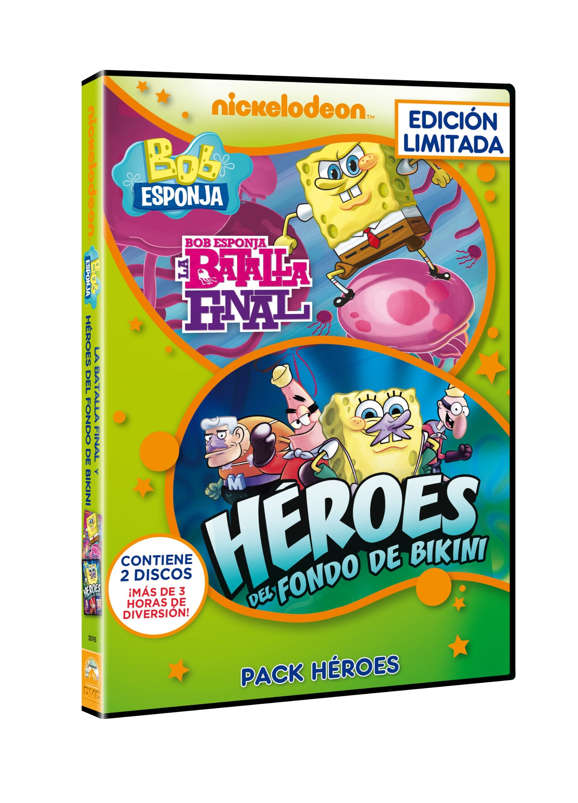 Bob Esponja Pack Heroes: La Batalla Final + Heroes Del Fondo De Bikini (import) (dvd) Films