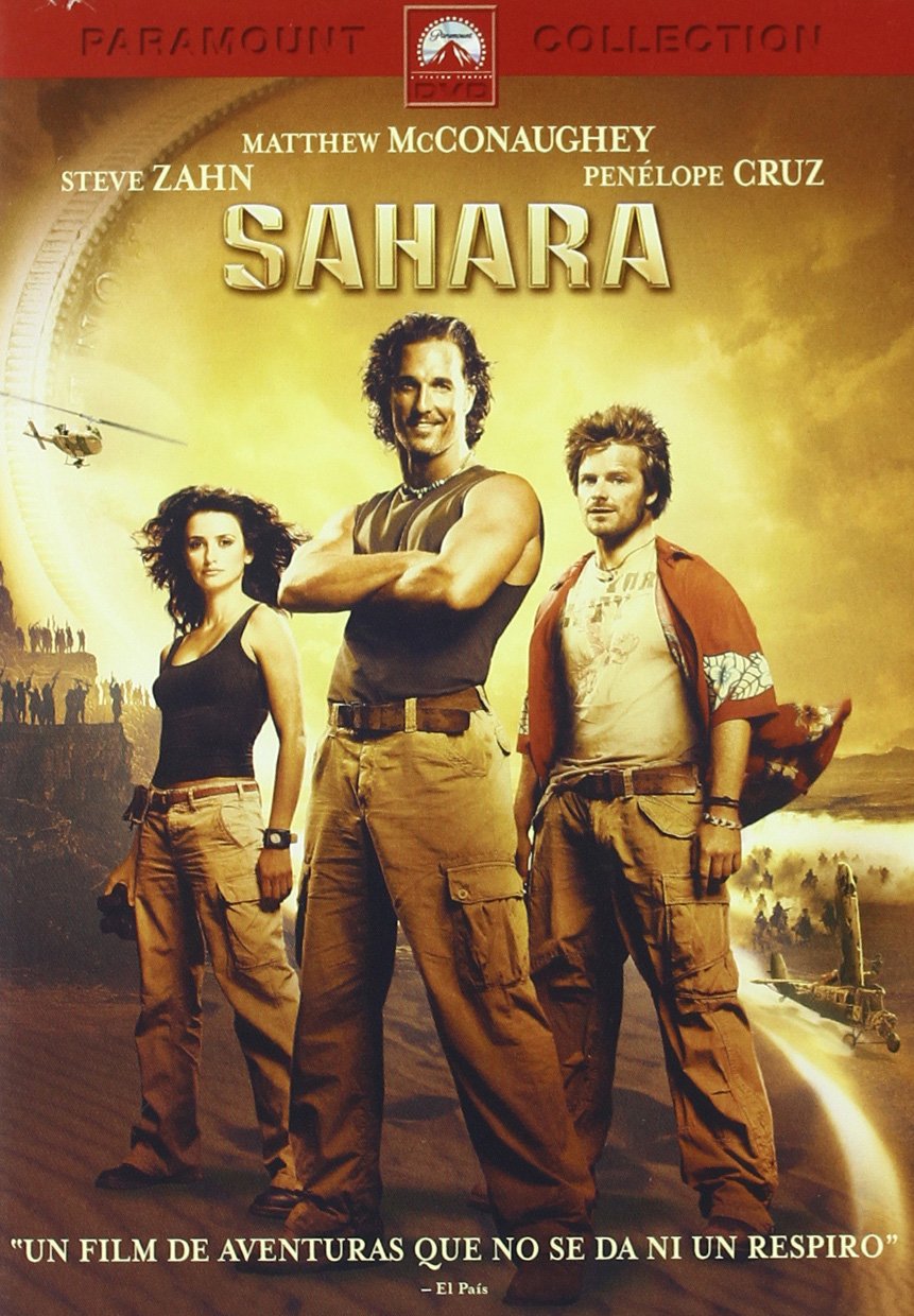 Sahara (2005) (Import Dvd) (2005) Matthew Mcconaughey; Penelope Cruz; Steve Za Movies