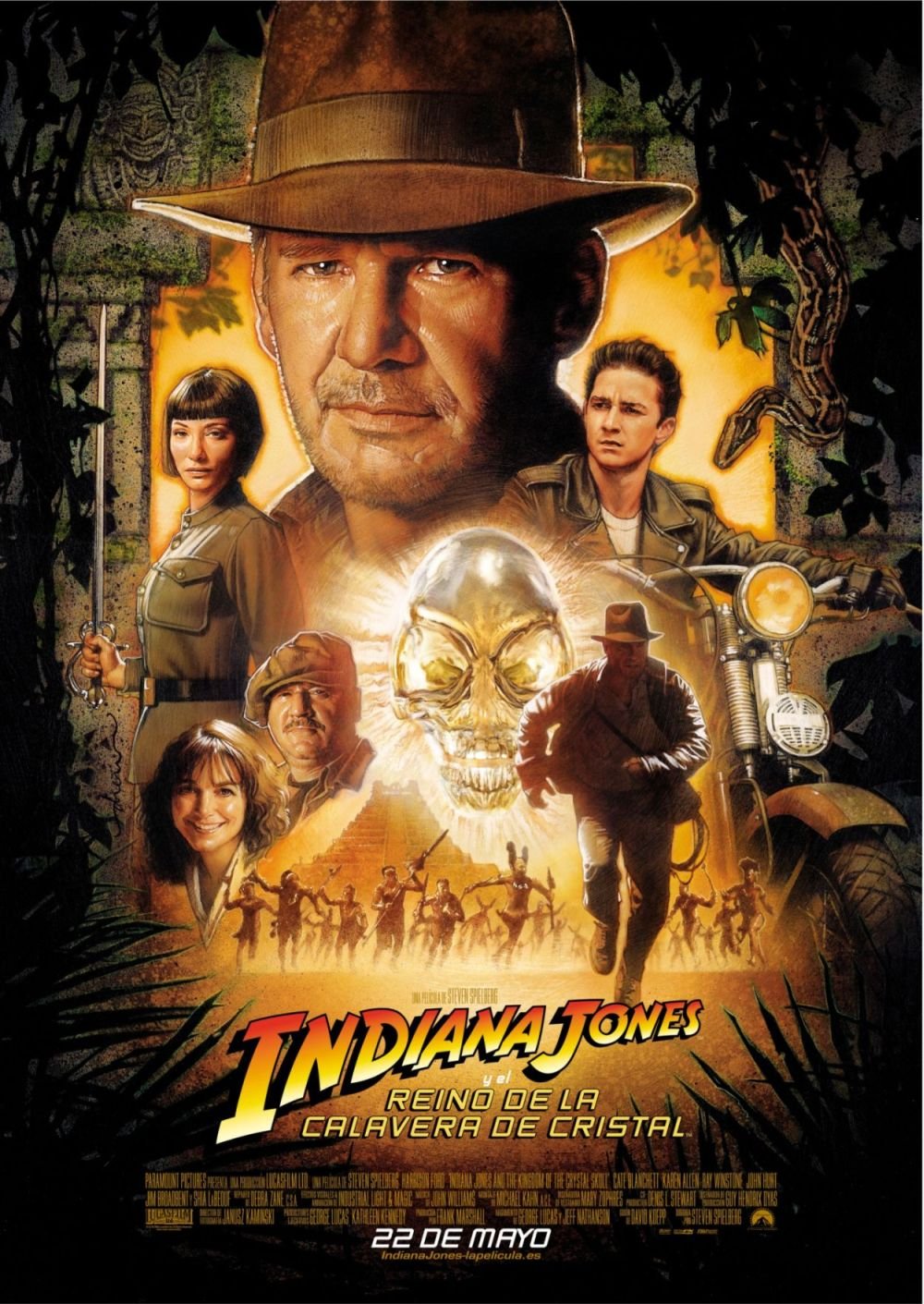 Indiana Jones Y El Reino De La Calavera De Cristal (Blu-Ray) (Import) (Keine Deutsche Sprache) (2012) Movies