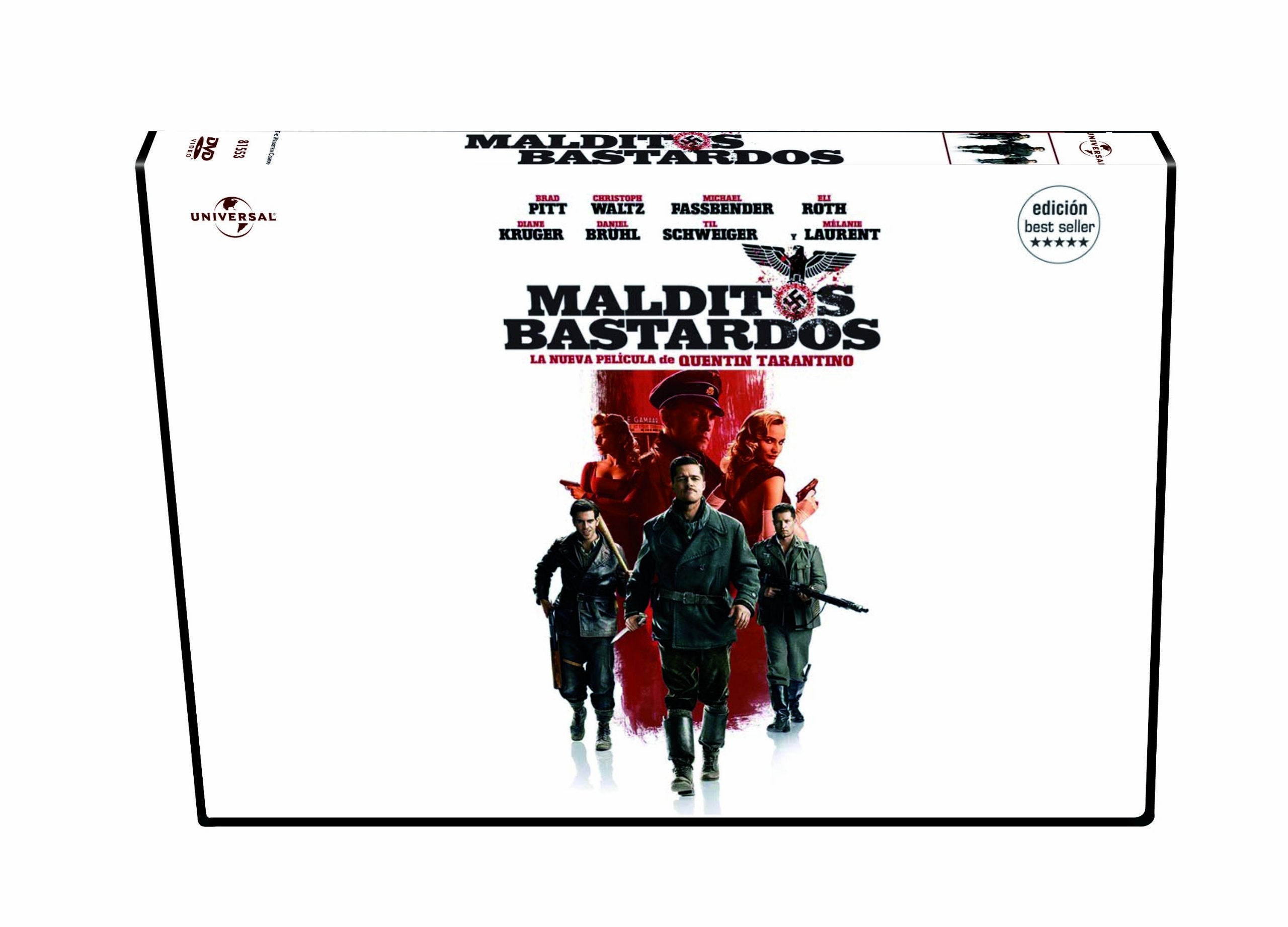 Malditos Bastardos (Ed. Horizontal) (Import Dvd) (2012) Brad Pitt; Christoph W Films