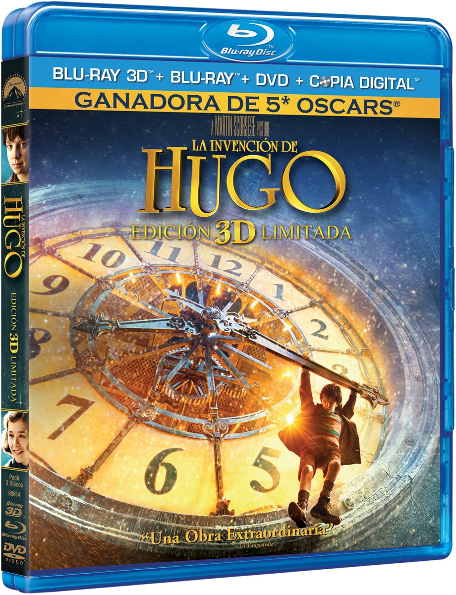 La Invención De Hugo (Superset) (Bd Combo + Bd 3D + Copia Digital) Films