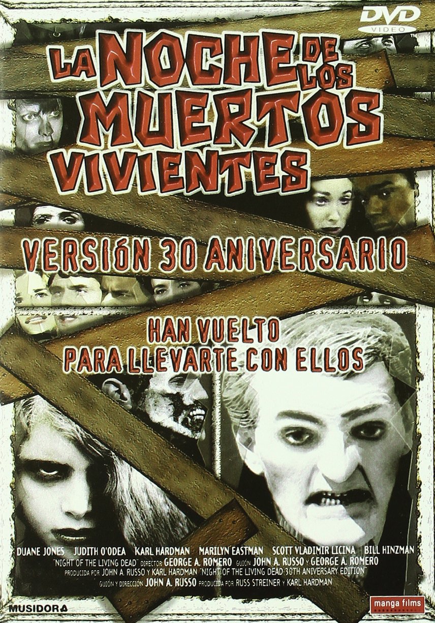 Night Of The Living Dead, 30th Aniversary Edition (LA NOCHE DE LOS MUERTOS VIVIENTES, VERSION 30 ANIVERSARIO, Spanien Import, si Movies