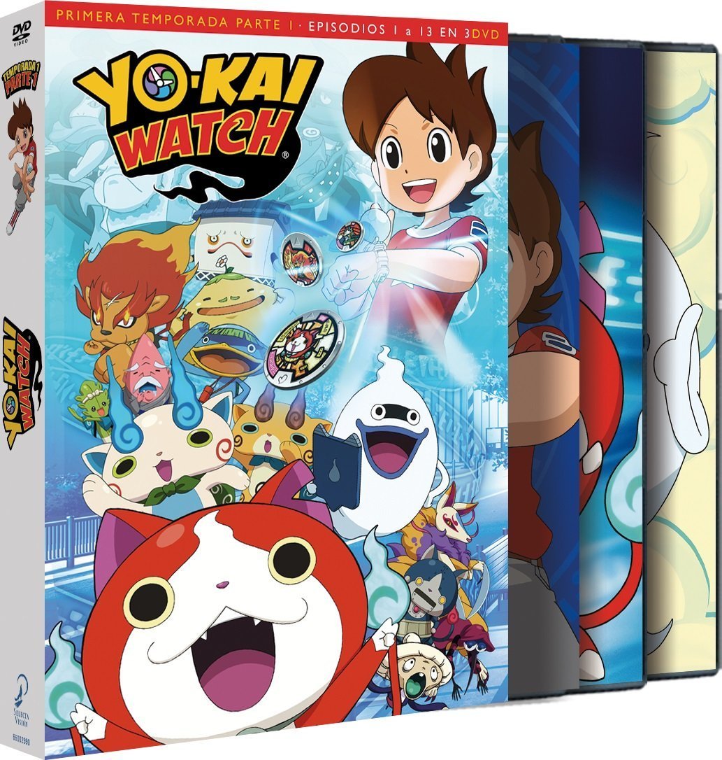 YOKAI WATCH: TEMPORADA 1 - PARTE 1. EPISODIOS 1 A 13 (Importé d'Espagne, langues sur les détails) dvd