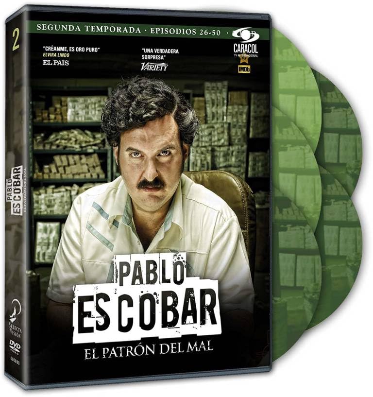 PABLO ESCOBAR. EL PATRÓN DEL MAL: TEMPORADA 2 (Spain Import, see details for languages) dvd