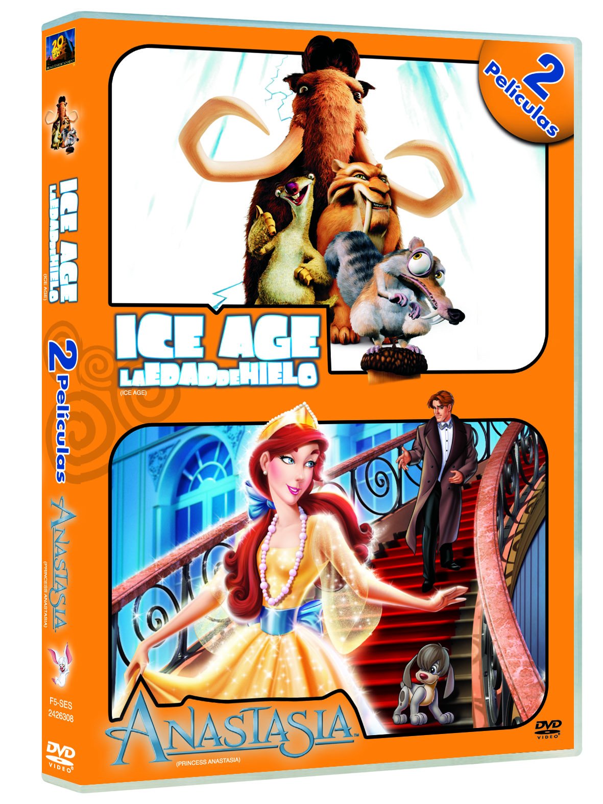 Ice Age + Anastasia (Import Dvd) (2008) Animaciã?N; Don Bluth; Chris Wedge Films