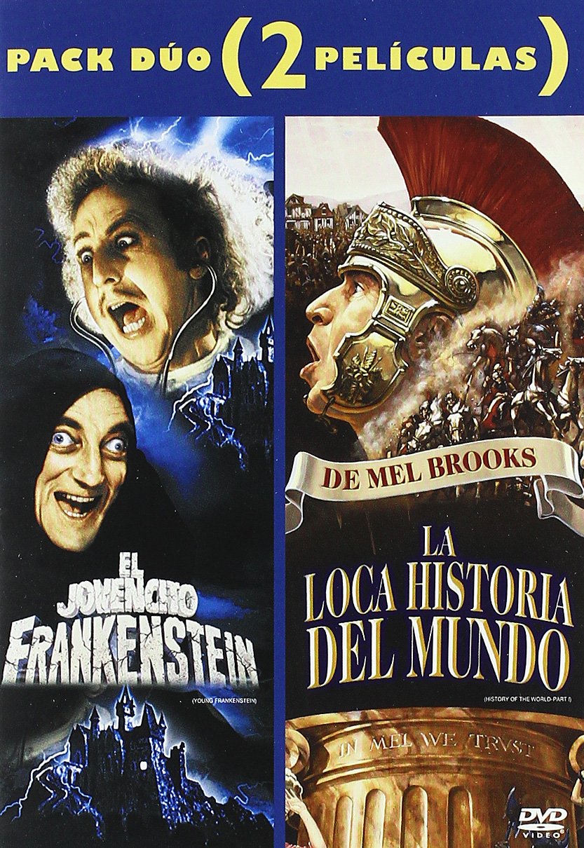 Pack Dúo: El Jovencito Frankenstein + La Loca Historia del Mundo dvd