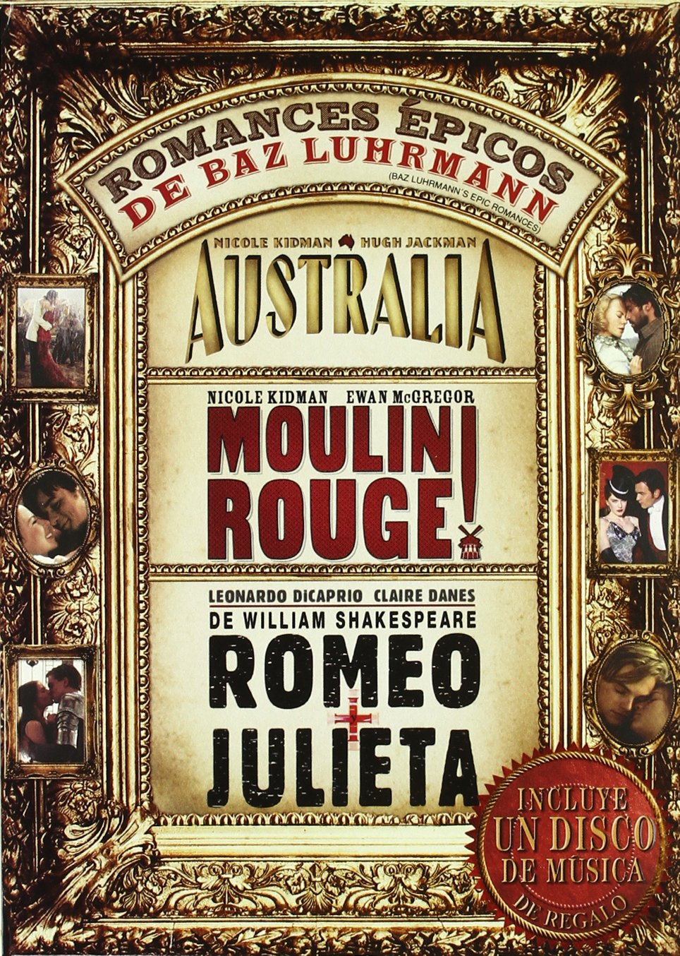 Australia + Moulin Rouge + Romeo Y Julieta (Import) (Dvd) (2009) Varios Films