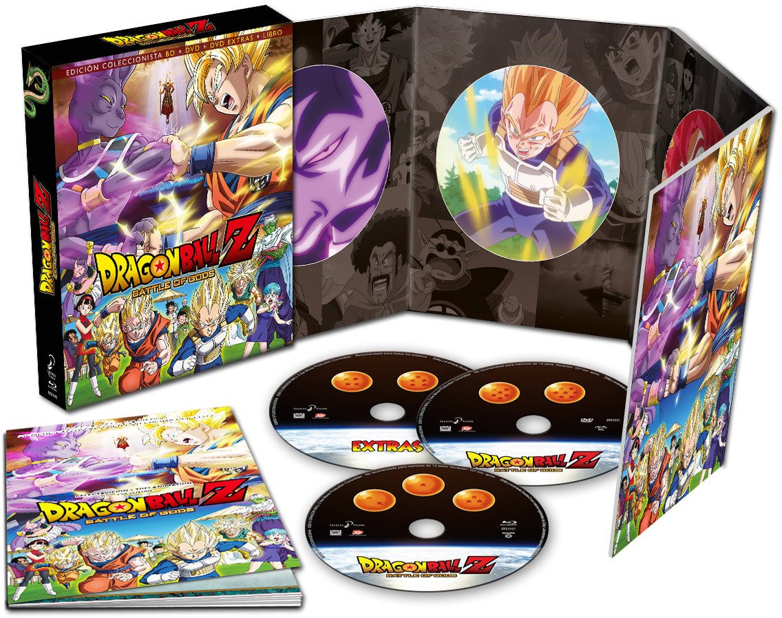 Dragon Ball Z: La Batalla De Los Dioses - Edición Coleccionista (Dvd + Bd)*** Europe Zone *** Movies