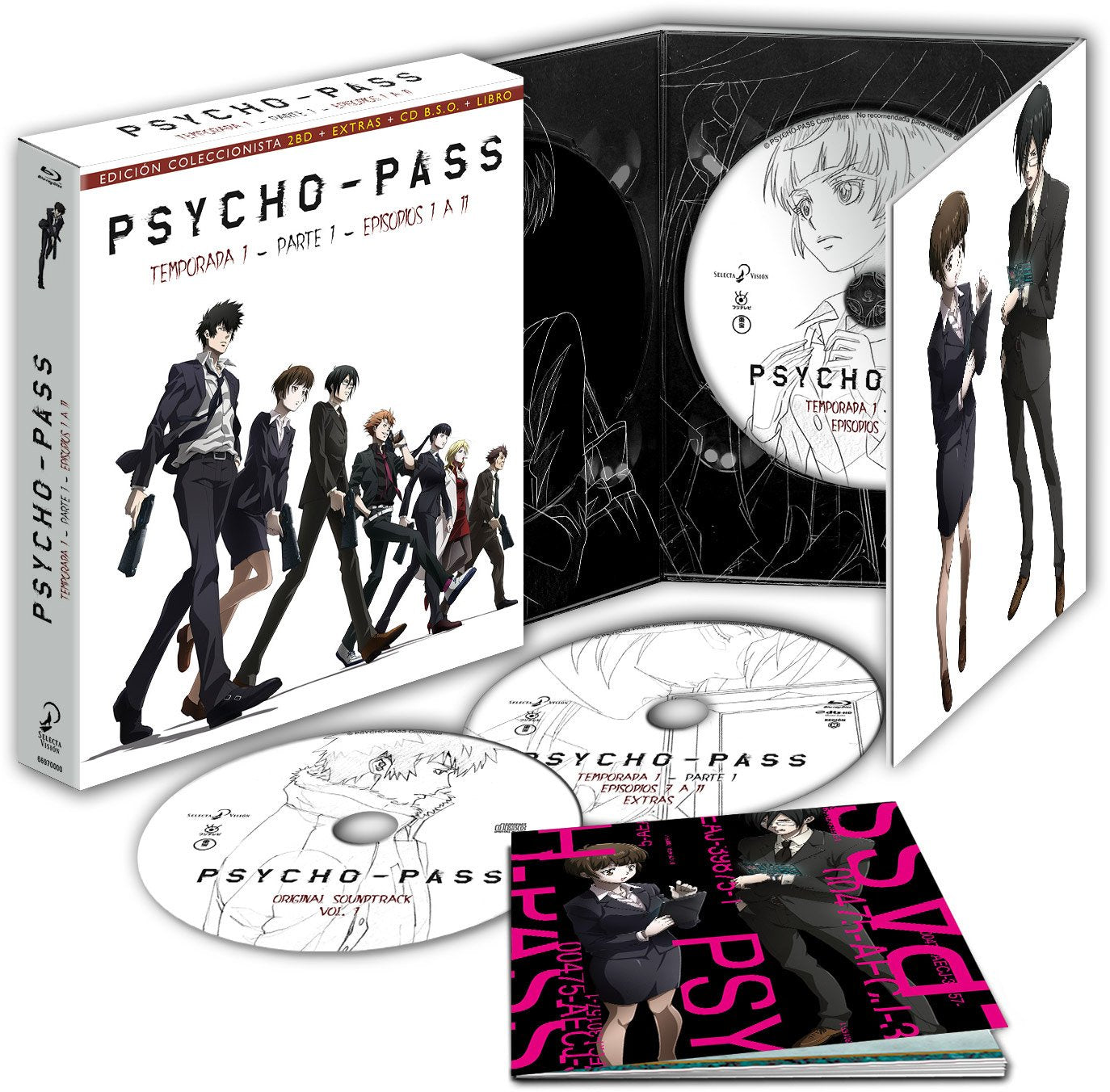 Psycho-Pass (PSYCHO PASS: TEMPORADA 1 PARTE 1. ED.COLECCIONISTA, Spanien Import, siehe Details für Sprachen) Films