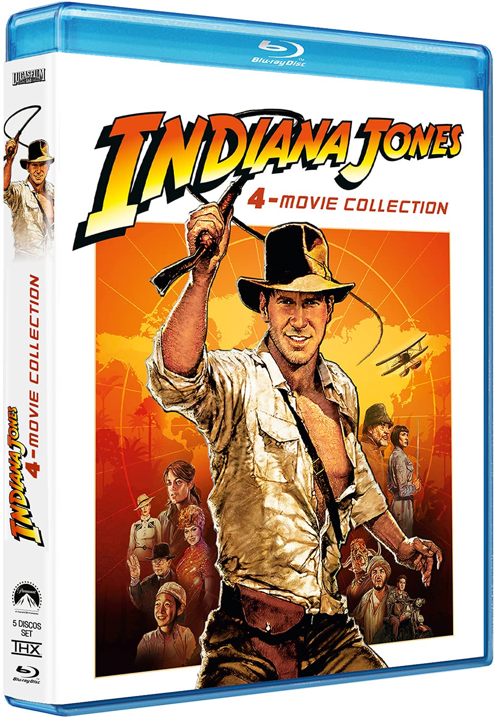 INDIANA JONES 4 MOVIE COLLECTION 5 BD dvd