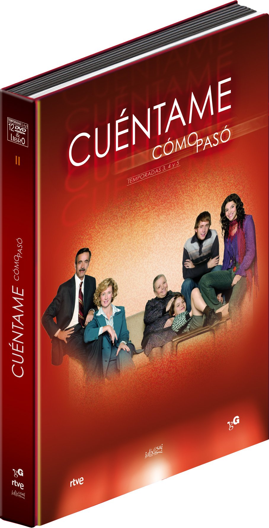 Cuéntame Cómo Pasó : Vol. 2 - (Temp. 3-5) (12 Dvd + Libro) (2003,2004) (12Dvds) (Import Edition) Films