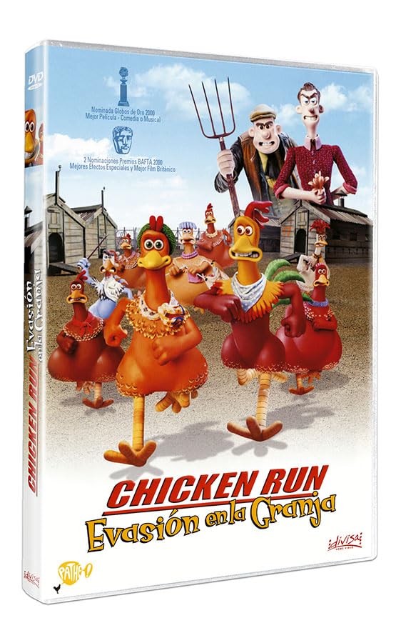 Chicken Run (CHICKEN RUN: EVASIÓN EN LA GRANJA - DVD -, Importé d'Espagne, langues sur les détails) dvd