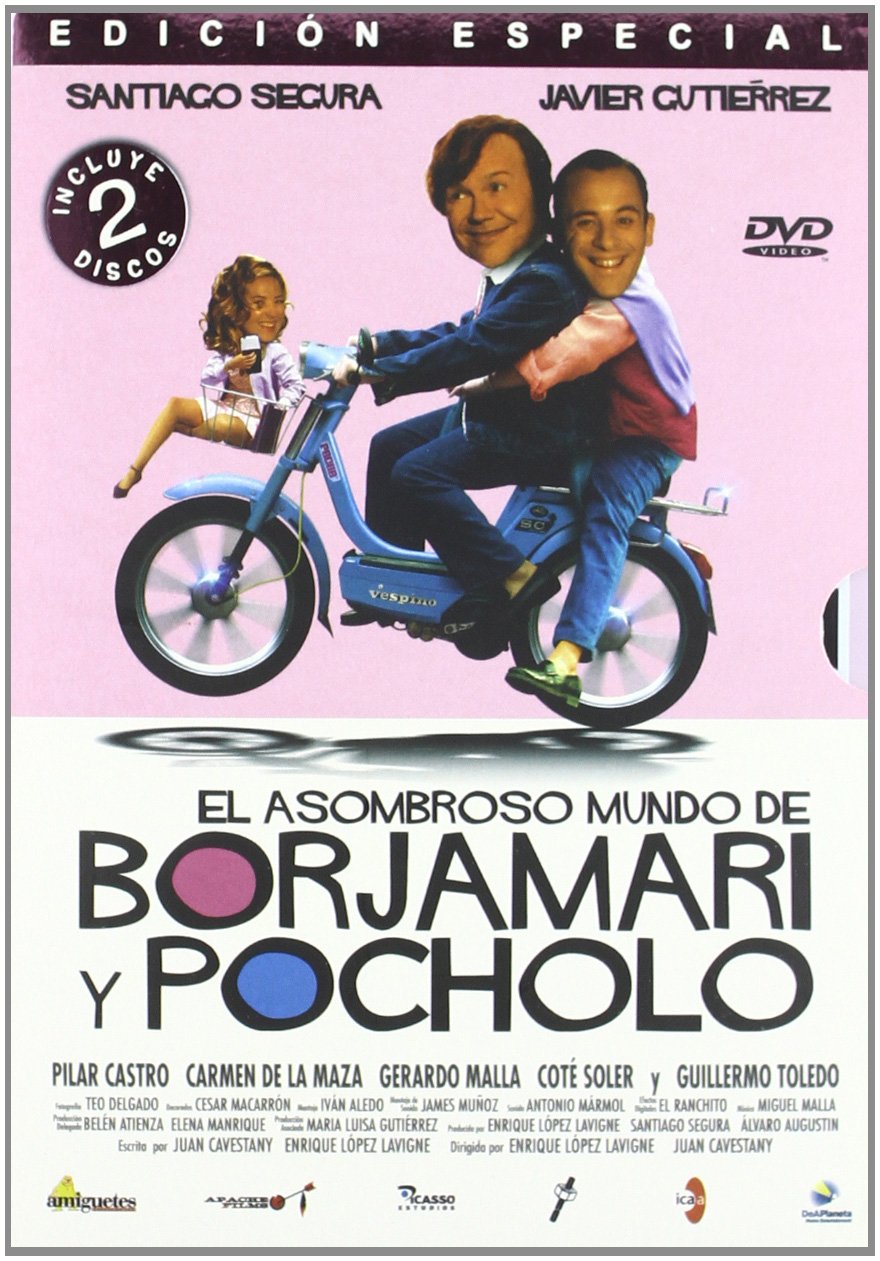 2 DVD Set EL ASOMBROSO MUNDO DE BORJAMARI POCHOLO Movies