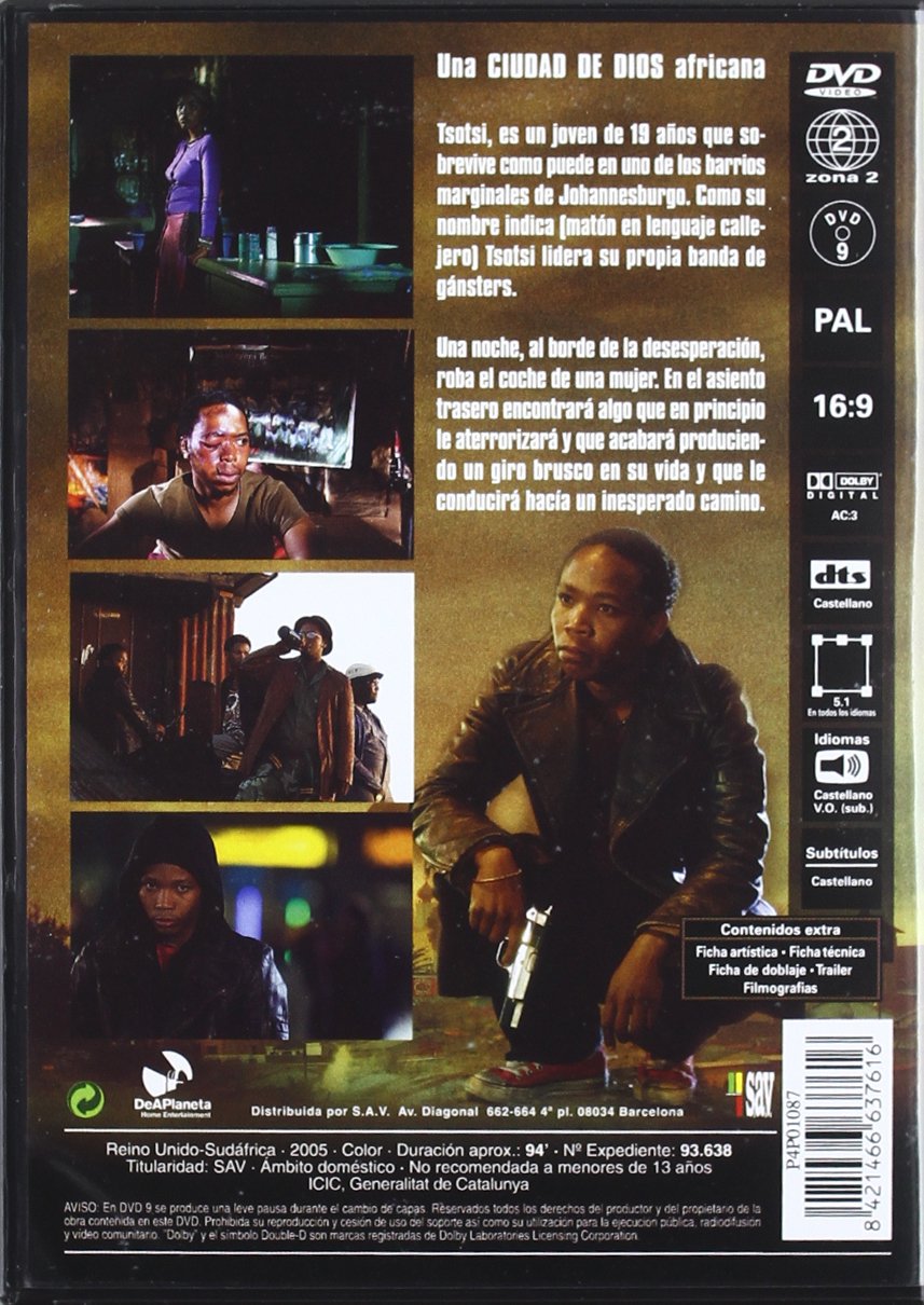 Tsotsi (Import Dvd) (2006) Presley Chweneyagae; Zenzo Ngqobe; Terry Pheto; Nam Movies