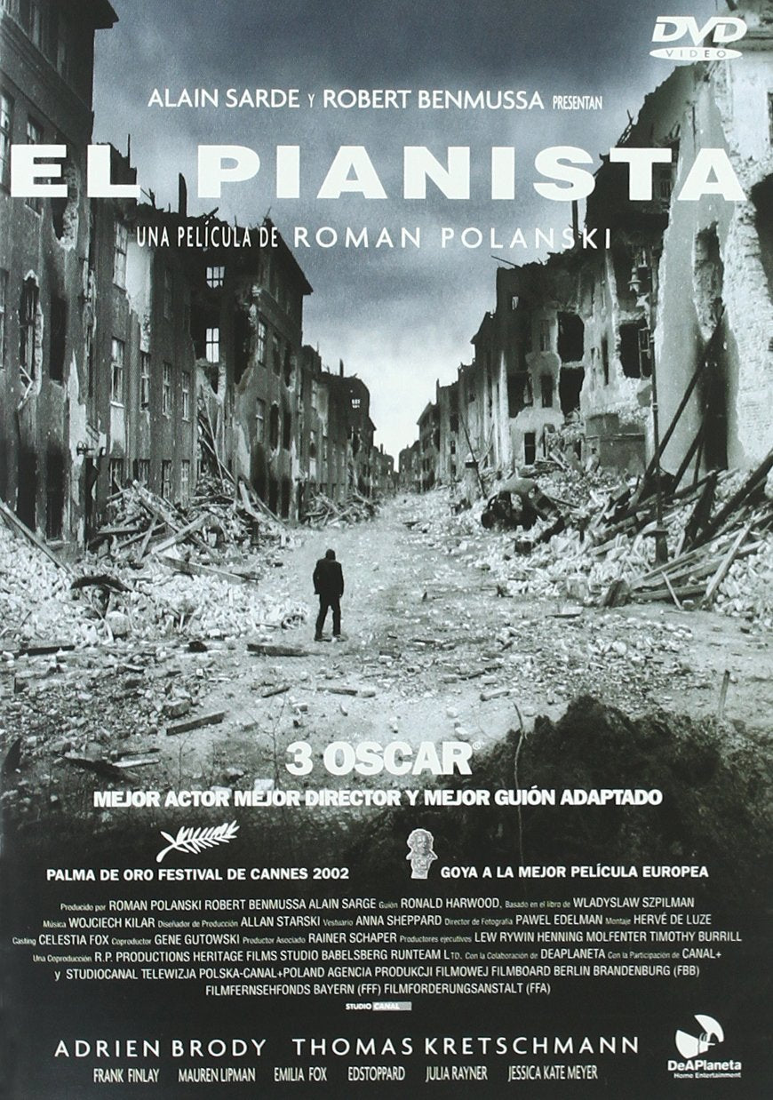 El Pianista (Import Dvd) (2006) Adrien Brody; Thomas Kretschmann; Frank Finlay Films