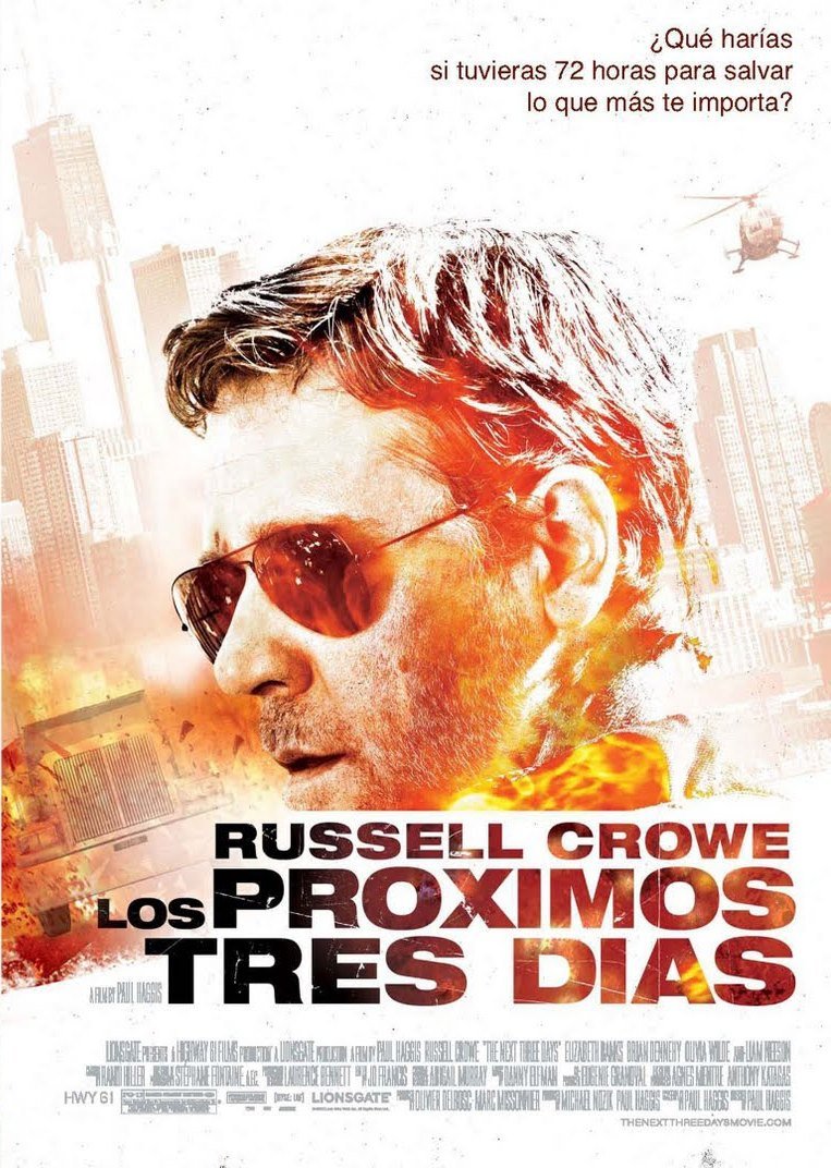 Los Próximos Tres Días (Import Dvd) (2011) Russell Crowe; Elizabeth Banks; Lia Movies