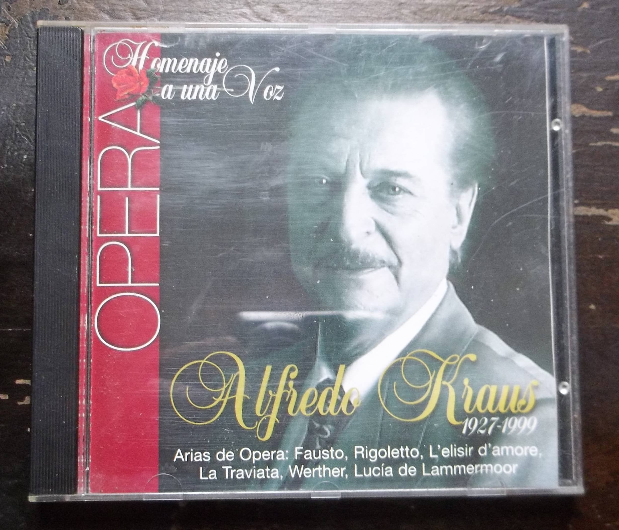 "ALFREDO KRAUS 1927 - 1999 - HOMENAJE A UNA VOZ" CD, Spanien, 1999 Music