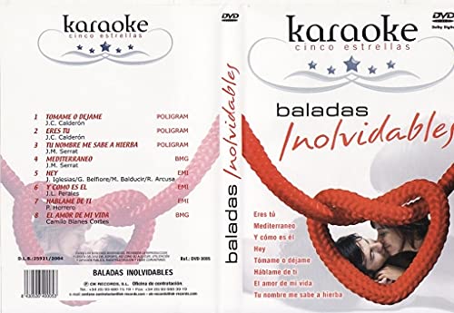 Karaoke 5 estrellas: baladas inolvidables Books
