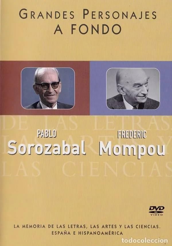 Pablo sorozabal, frederic mompou ("grandes personajes a fondo") DVD dvd