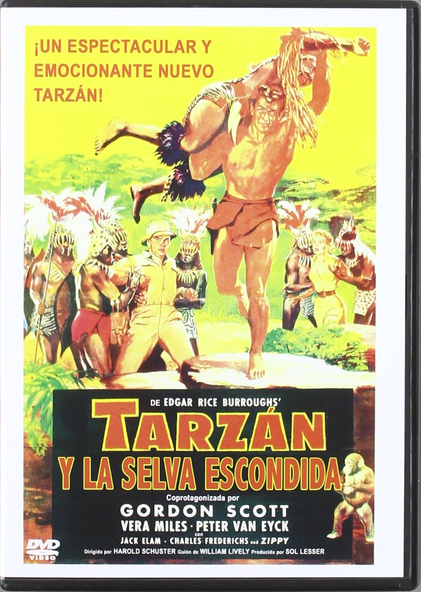 Tarzan y La Selva Escondida DVD 1955 Tarzan's Hidden Jungle Films
