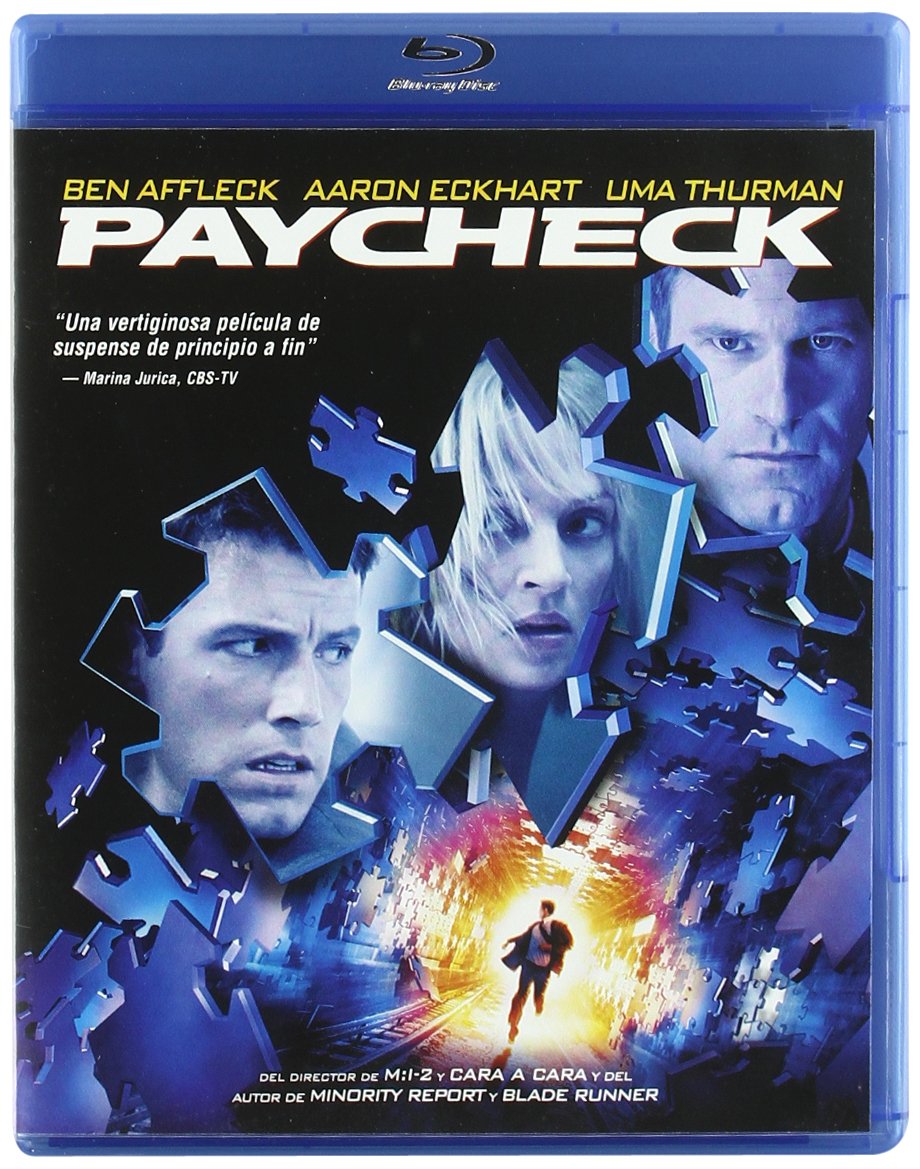 Paycheck (Blu-Ray) (Import) (Keine Deutsche Sprache) (2009) Ben Affleck; Uma Thurman; Aaron Eckhart; Films