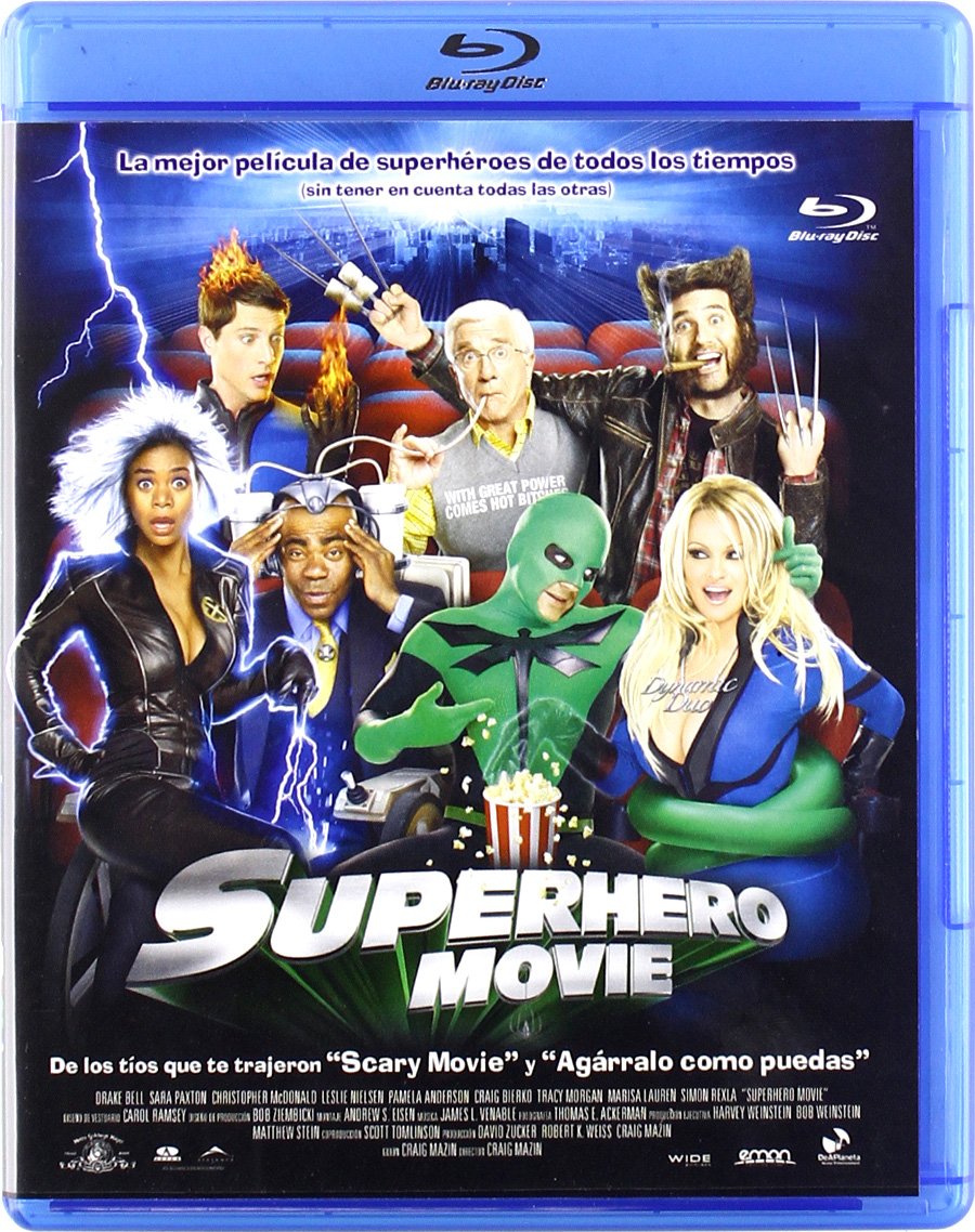 Superhero Movie (Blu-Ray) - Audio: English, Spanish – Region 2 – (Import) Movies