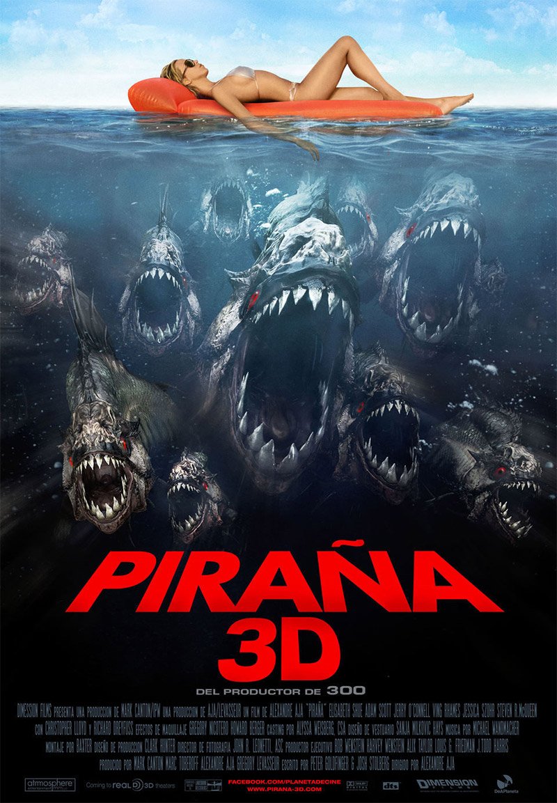 Piraña 3D (Blu-Ray) (Import) (Keine Deutsche Sprache) (2011) Elisabeth Shue; Adam Scott; Ving Rhames; Films