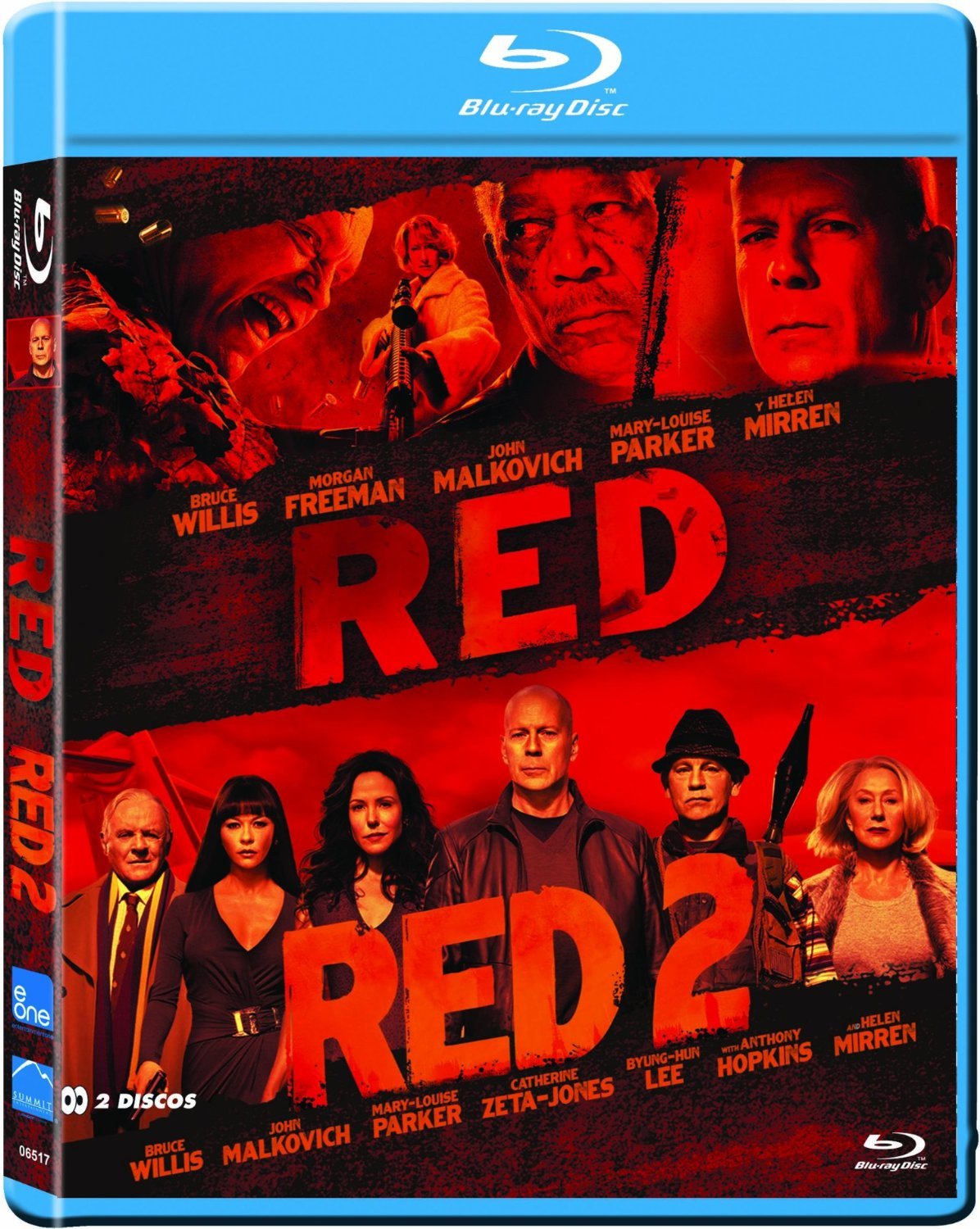 Pack:Red 1 + Red 2 (Blu-Ray) (Import) (2014) Bruce Willis; Helen Mirren; Jo Films