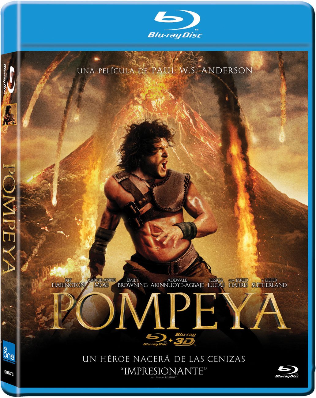 Pompeya (Blu-Ray) (Import) Kit Harington; Emily Browning; Jared Harris; Kief Films