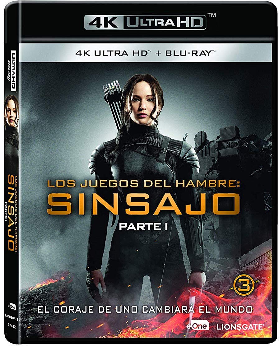 Los Juegos Del Hambre: Sinsajo Parte 1 Blu-Ray + Ultra-HD 4K Films
