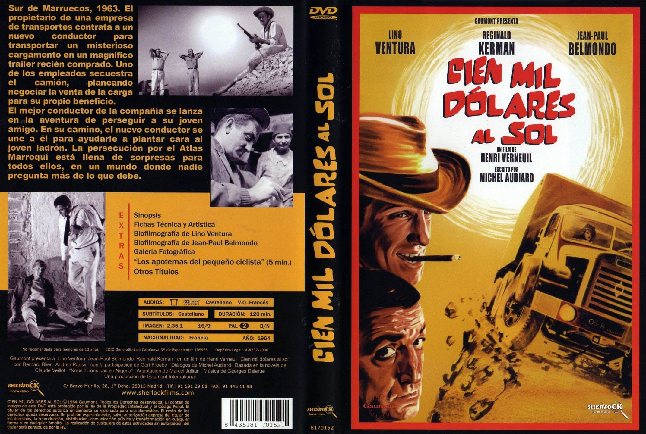 Cien Mil Dolares Al Sol (Dvd Import) (2008) Jean-Paul Belmondo; Reginald Kerna Films