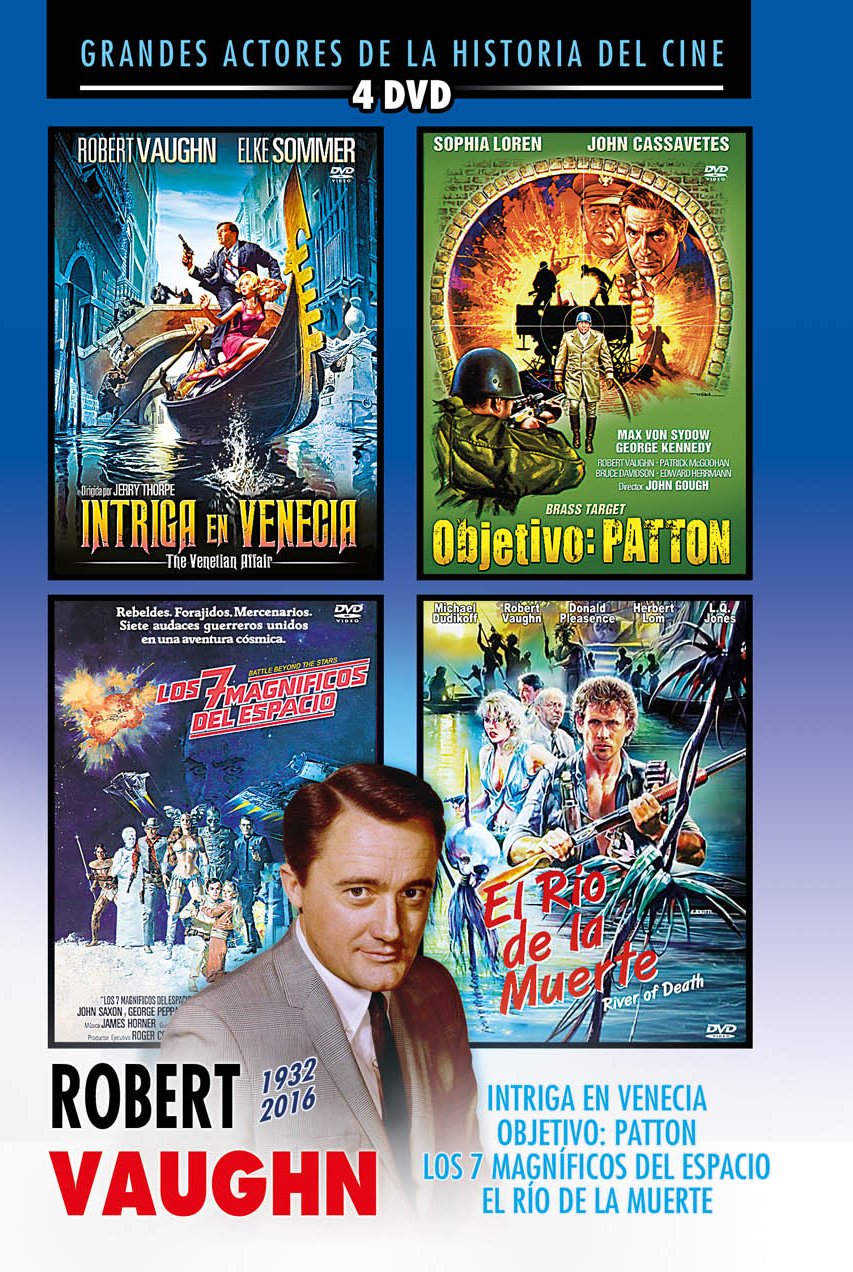 The Venetian Affair + Brass Target + Battle Beyond the Stars +Alistair MacLean's River of Death (PACK ROBERT VAUGHN, Spanien Imp Movies