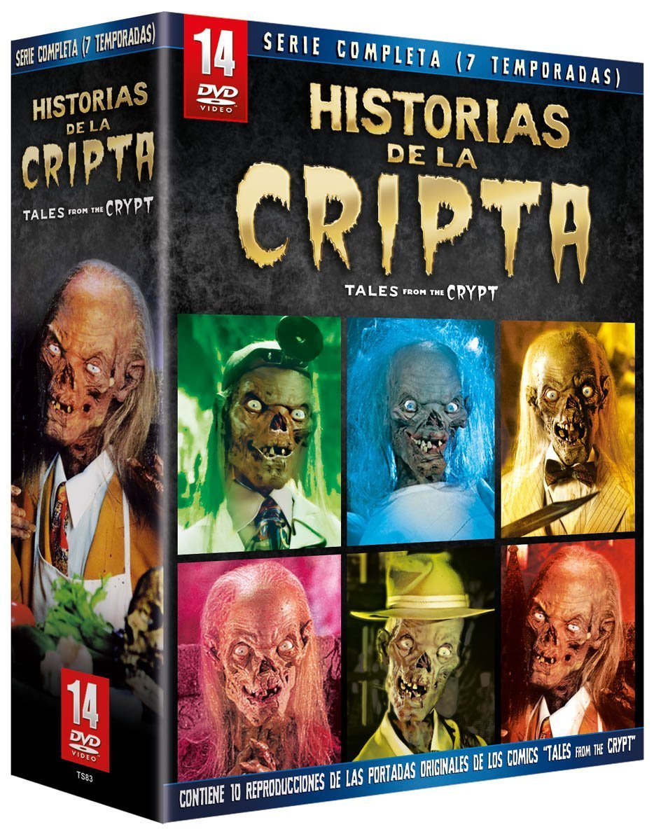 Tales from The Crypt Completes Series (Spanish Release) Historias de la Cripta Serie Completa 14 DVDs + 10 Postkarten Films