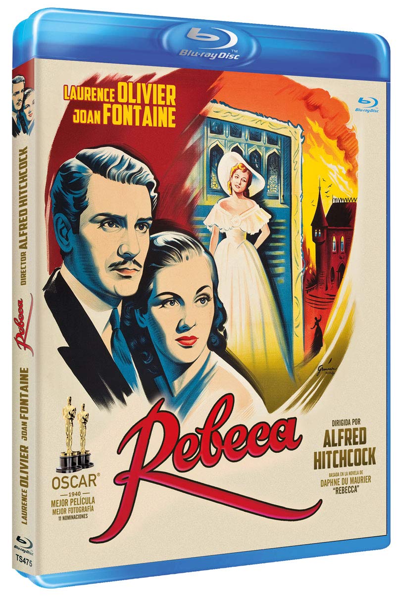 Rebecca 1940 Blu-Ray Spanisch Import, Englisch Ton (kein Deutsch Sprache) (kein Deutsche Untertitel) Movies
