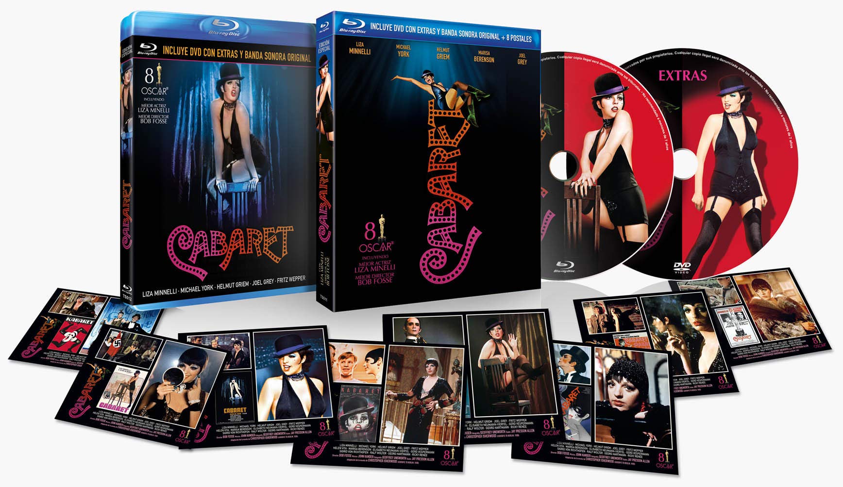 Cabaret 1972 BD + DVD de Extras + Postales Edición dvd